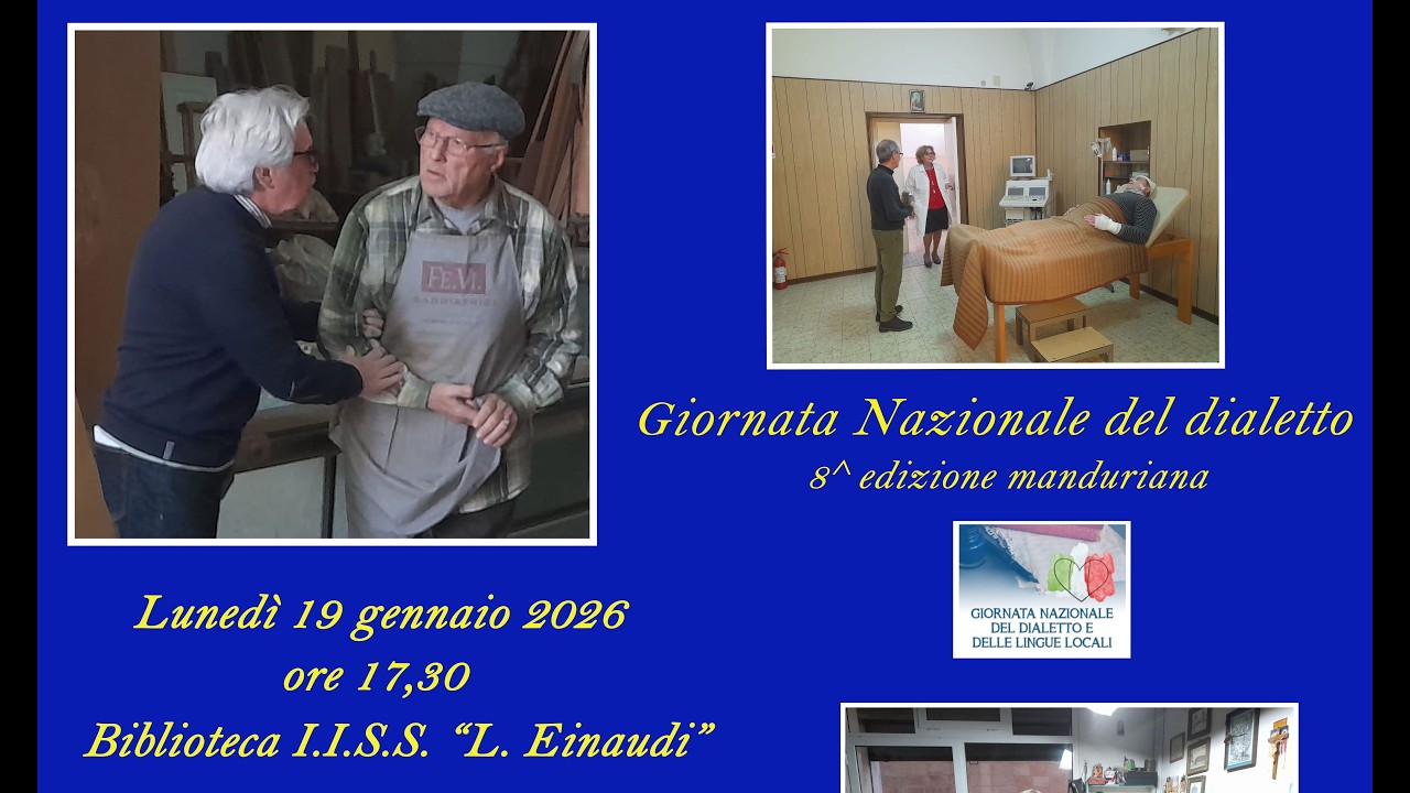 Manduria Giornata Nazionale del dialetto 2026