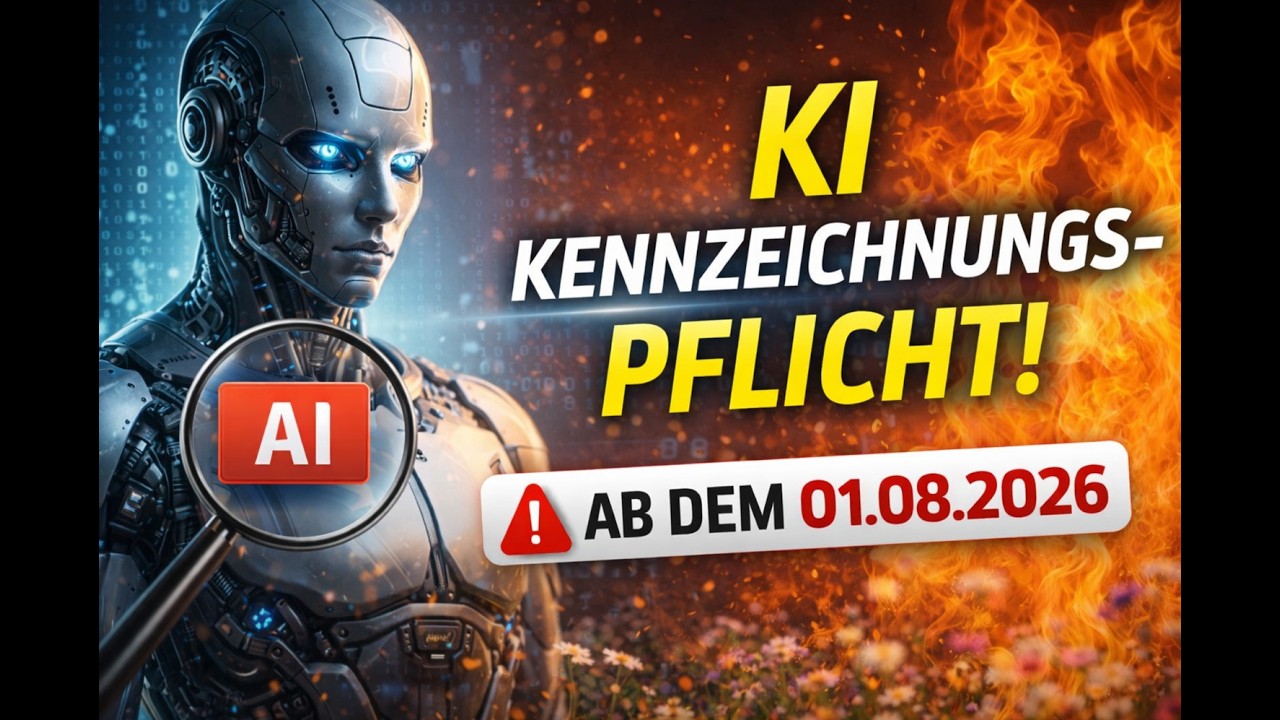 Neue KI-Kennzeichnungspflicht ab 01.08.2026 — Schluss mit lustig ?