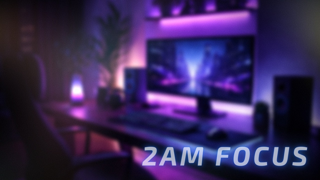 2AM Focus — Deep Focus Music for Gaming, Coding & Workflow (1 Hour)