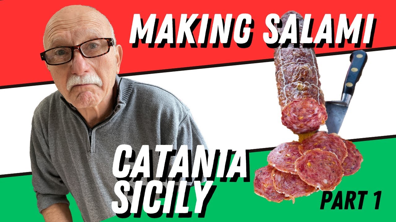 Making Salami in Sicily. Part 1