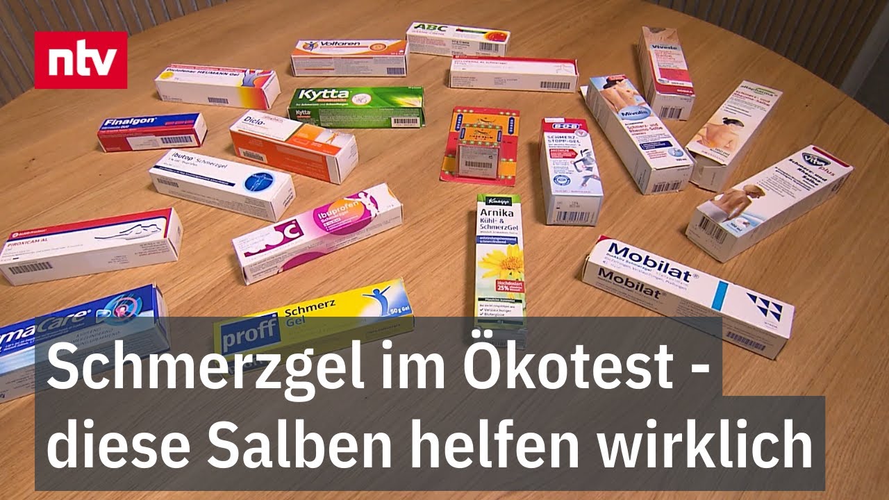 Schmerzgel im &Ouml;kotest - Viele Produkte wirkungslos
