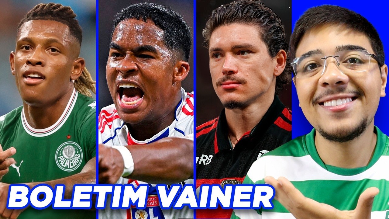 ENDRICK CLASSIFICA O LYON│DARWIN NUÑEZ NA MIRA DO FLAMENGO e+ - Boletim Vainer
