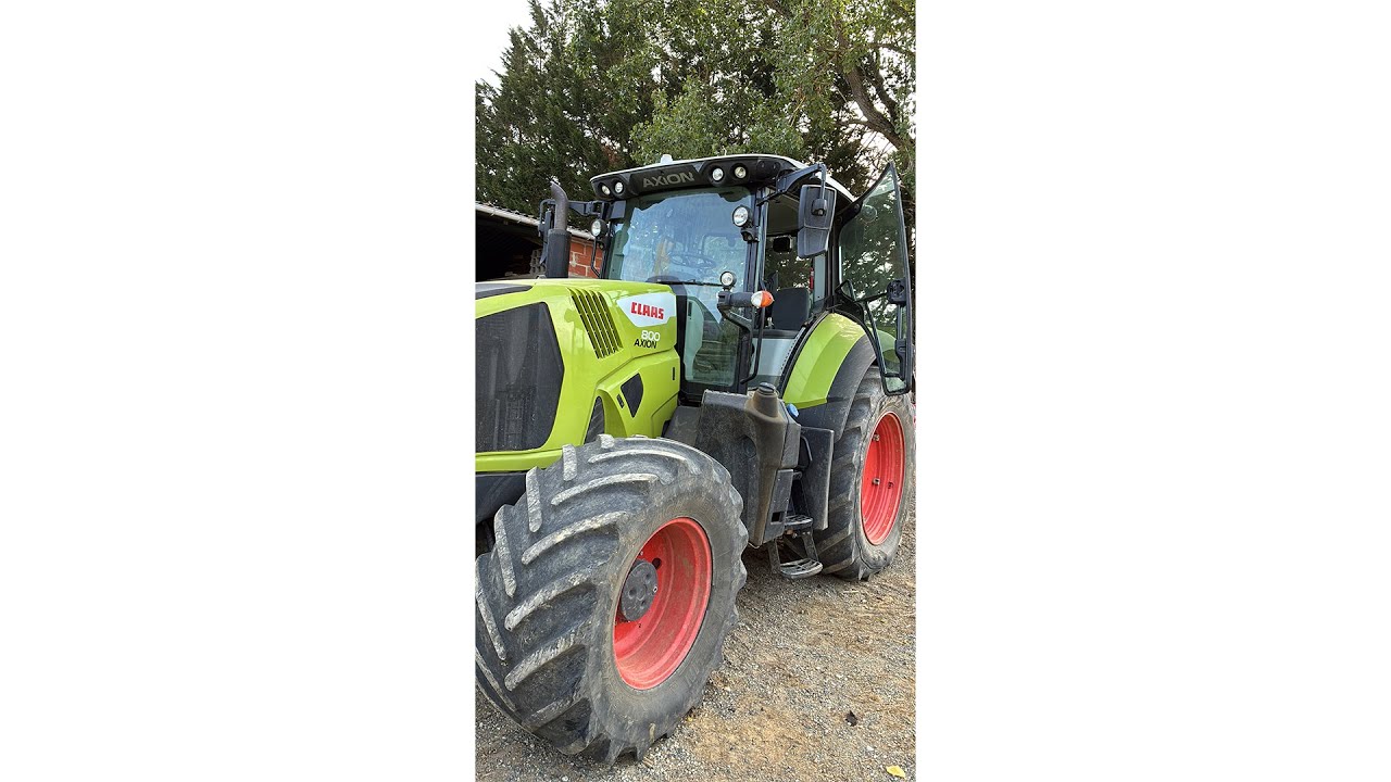 LIVE IRL CLAAS 800 AXION!