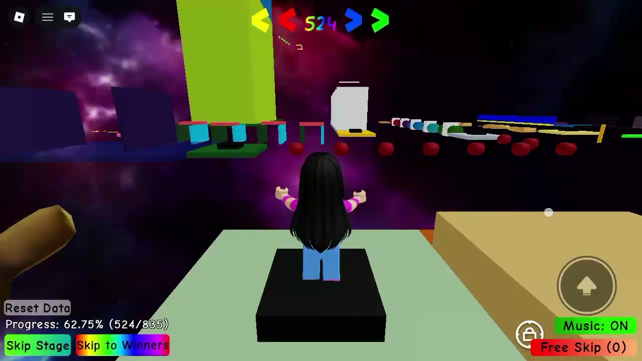 A colossal obby | stage 500 ➡️ 524 | part 7 | roblox