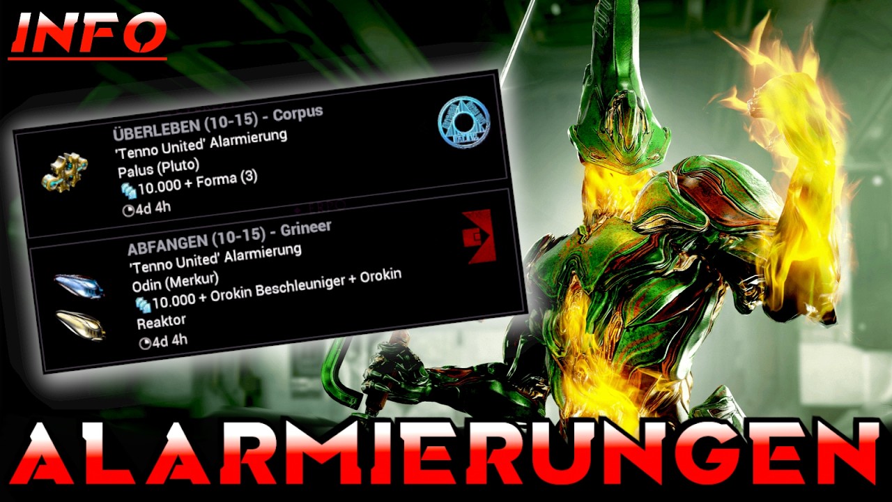 Alarmierungen, Farbpalette & St. Patricks Day | Warframe News | #warframe #alert #news