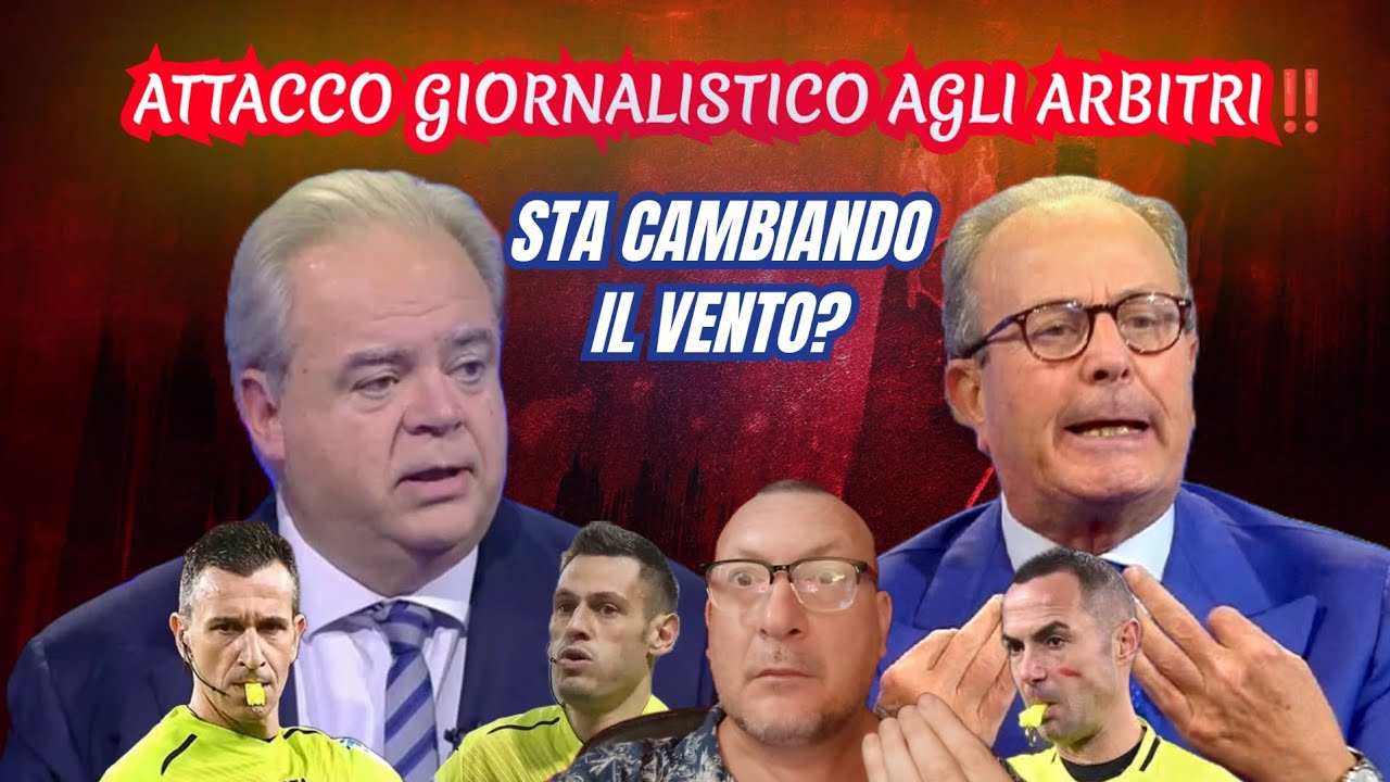 🚨ATTACCO GIORNALISTICO AGLI ARBITRI⁉️ STA CAMBIANDO IL VENTO❓CONDÓ e ORDINE CI VANNO GIÙ PESANTE🔥