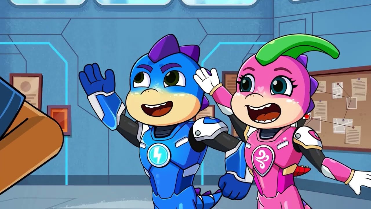 Dinosaur PYRO & FLORA Escape From Freeze Magic! What Happened To BOLT? | Dino Action Animation