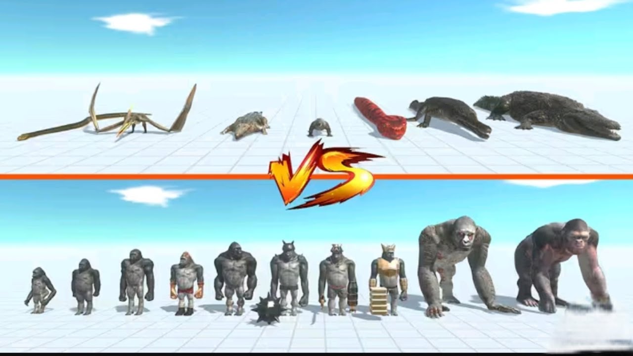 REPTILE TEAM VS MUTANT PIRAMITS TEAM IN ARBS 