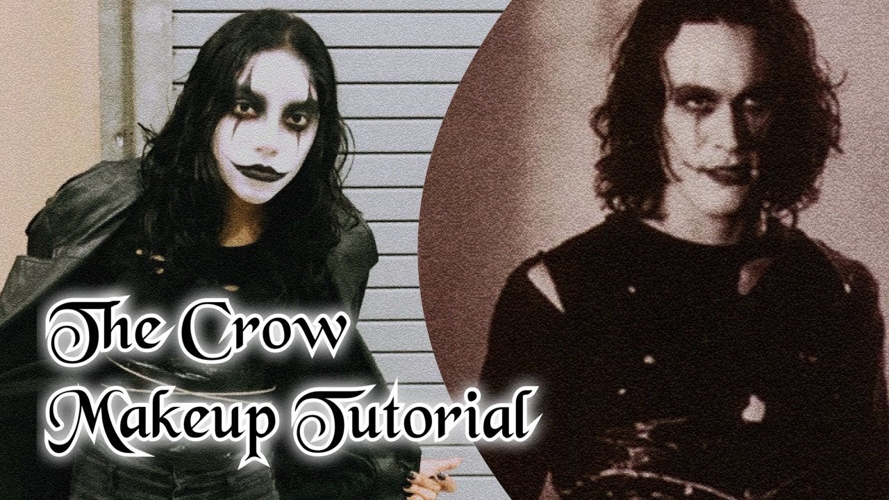 The Crow makeup tutorial