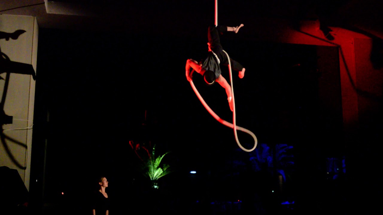 Duo aerial rope