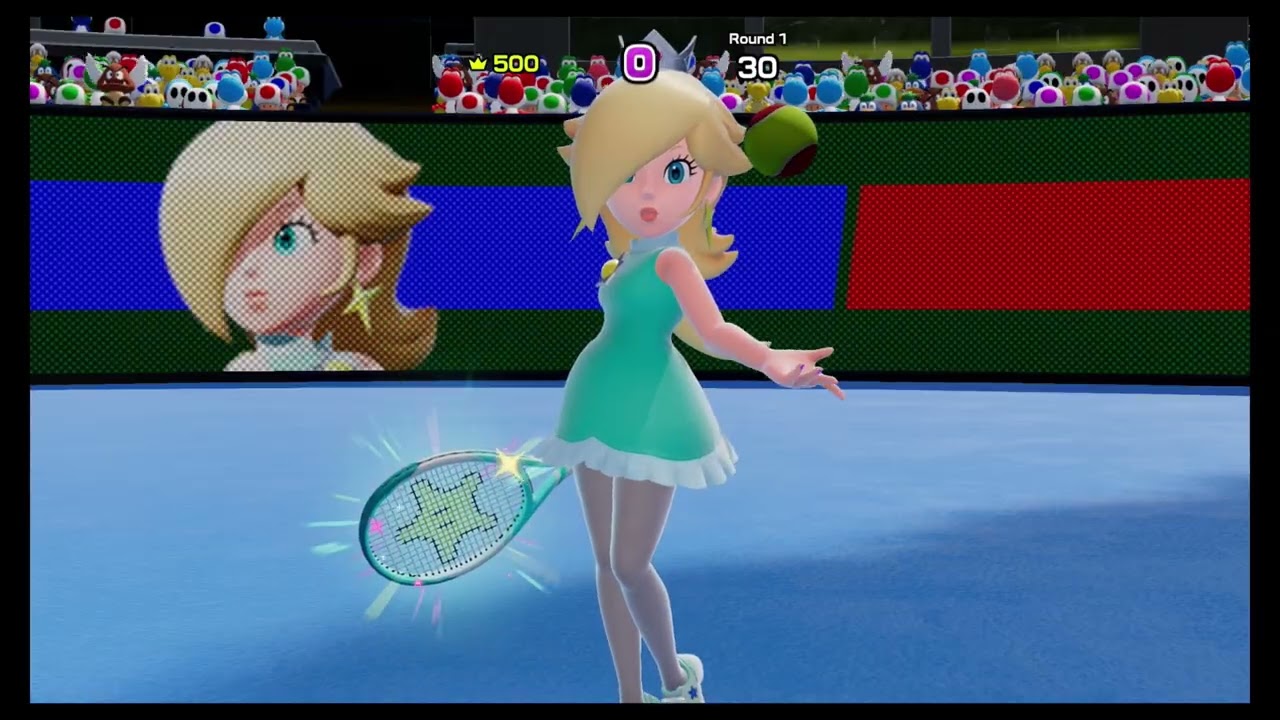 Mario Tennis Fever: 2P Co-op Ring Shot