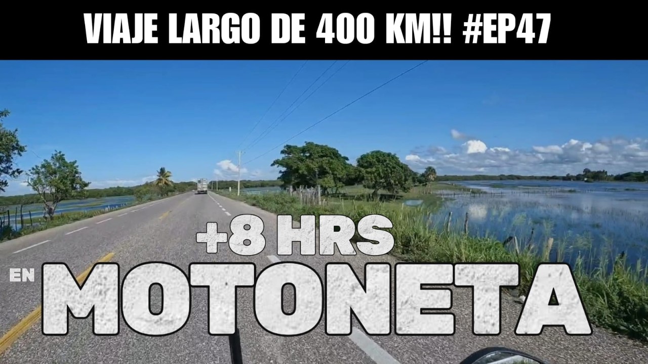 PASE MAS DE 8 HORAS EN MOTONETA Y LLEGUÉ A CAMPECHE DESDE VERACRUZ VIAJANDO EN MOTO POR MÉXICO EP 47