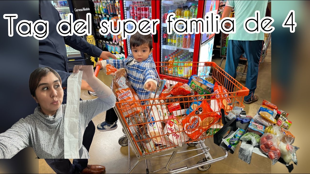 TAG DEL SUPER &iquest;CU&Aacute;NTO GASTAMOS? Para una semana⚠️💰