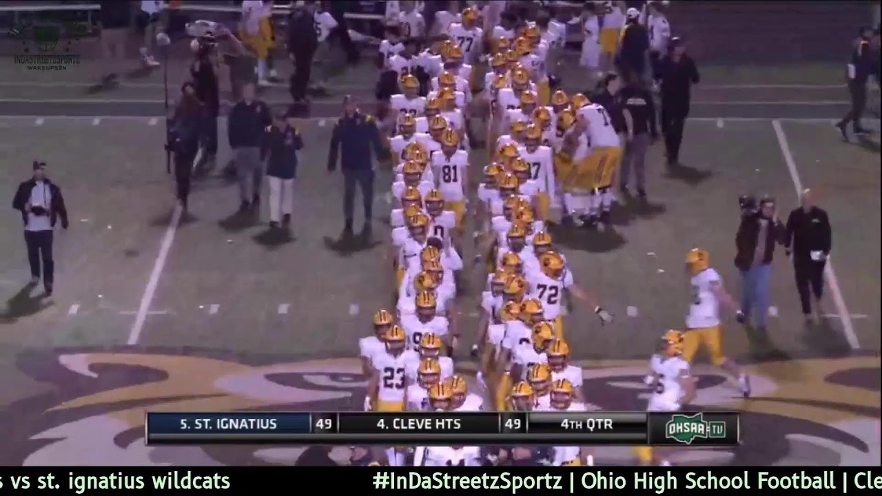 Field Warriorz | OhioHighSchool Football | Cleveland Heights Tigers vs st. Ignatius wildcats