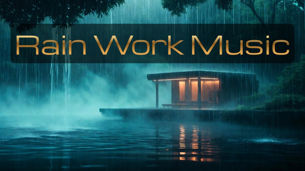 Night Rain Protocol  Warm Deep Work Music 90 BPM  NEUROSPHERE