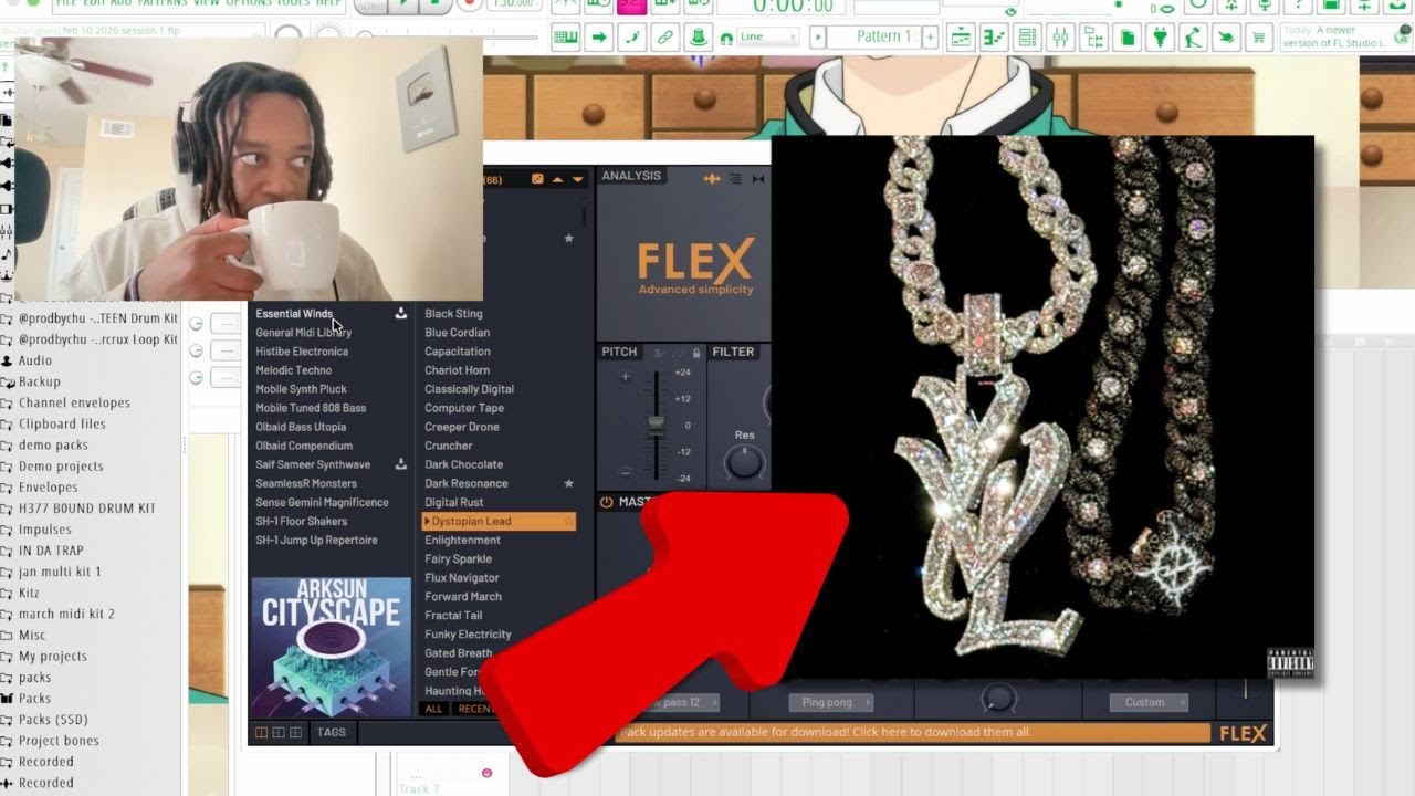 Can you make FIRE Ken Carson & Destroy Lonely beats with ONLY FLEX?
