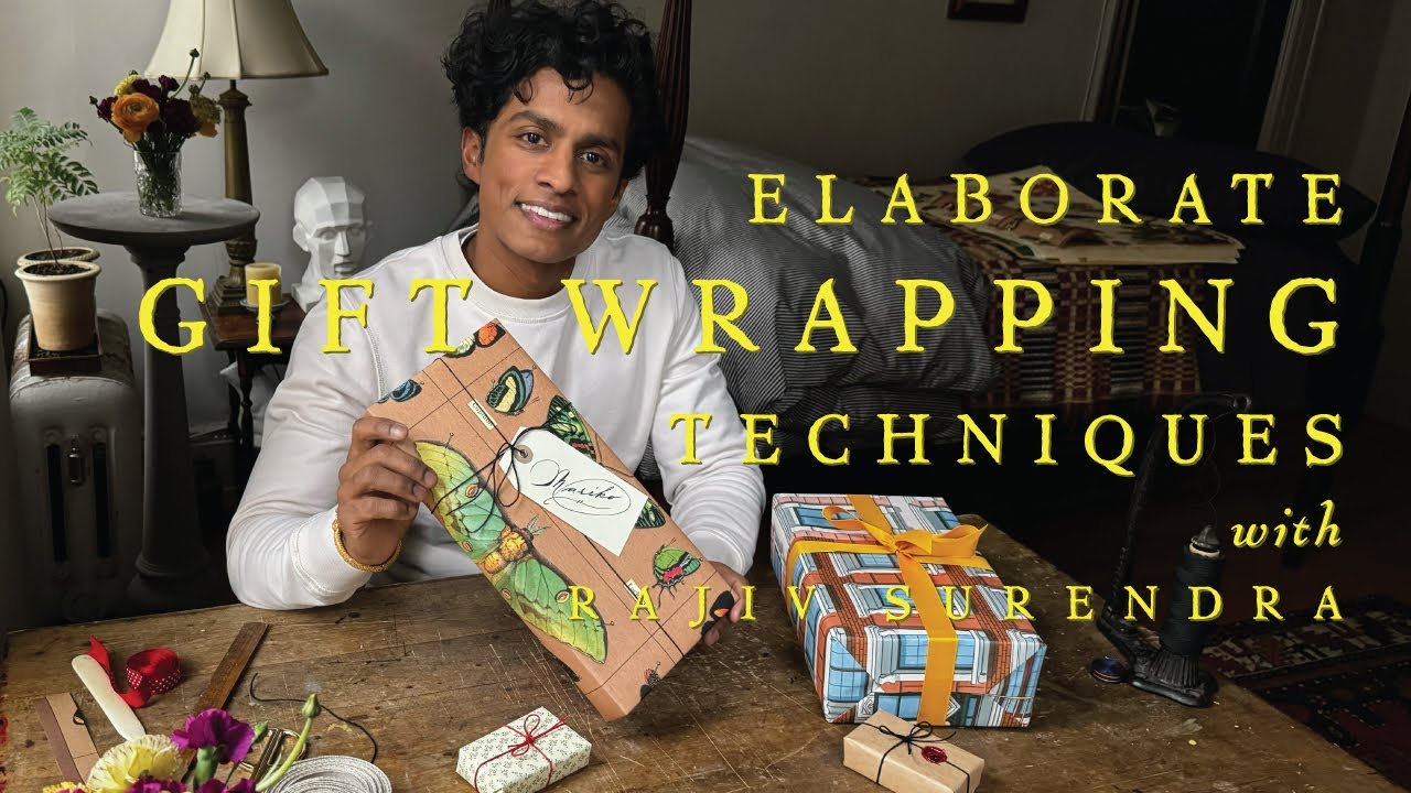 3 TIPS/TECHNIQUES TO MAKE YOUR HOLIDAY GIFT WRAPPING VERY CLASSY! with Rajiv Surendra