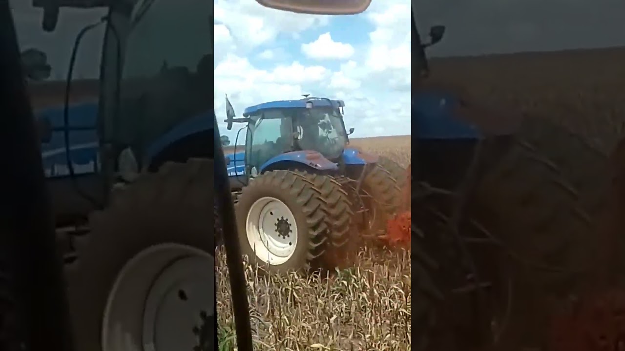 trator puma 230 e New Holland t7060 no plantio do soja 23/24