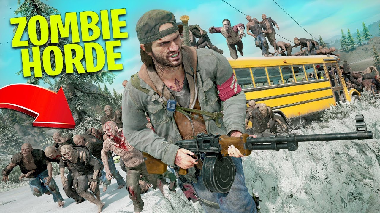 Fighting a ZOMBIE HORDE in Days Gone!