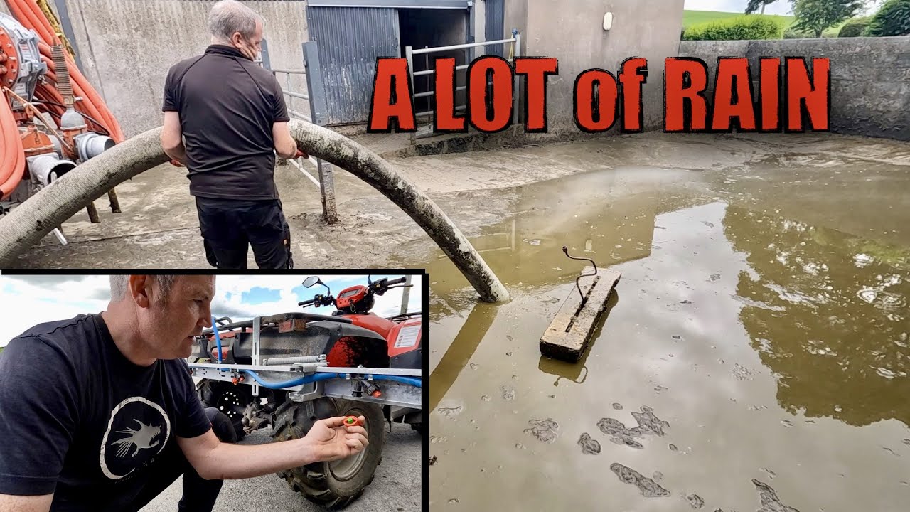 ALL SETUP AND NOWHERE TO GO! Flooded Yards And Fixing An Important Squeak