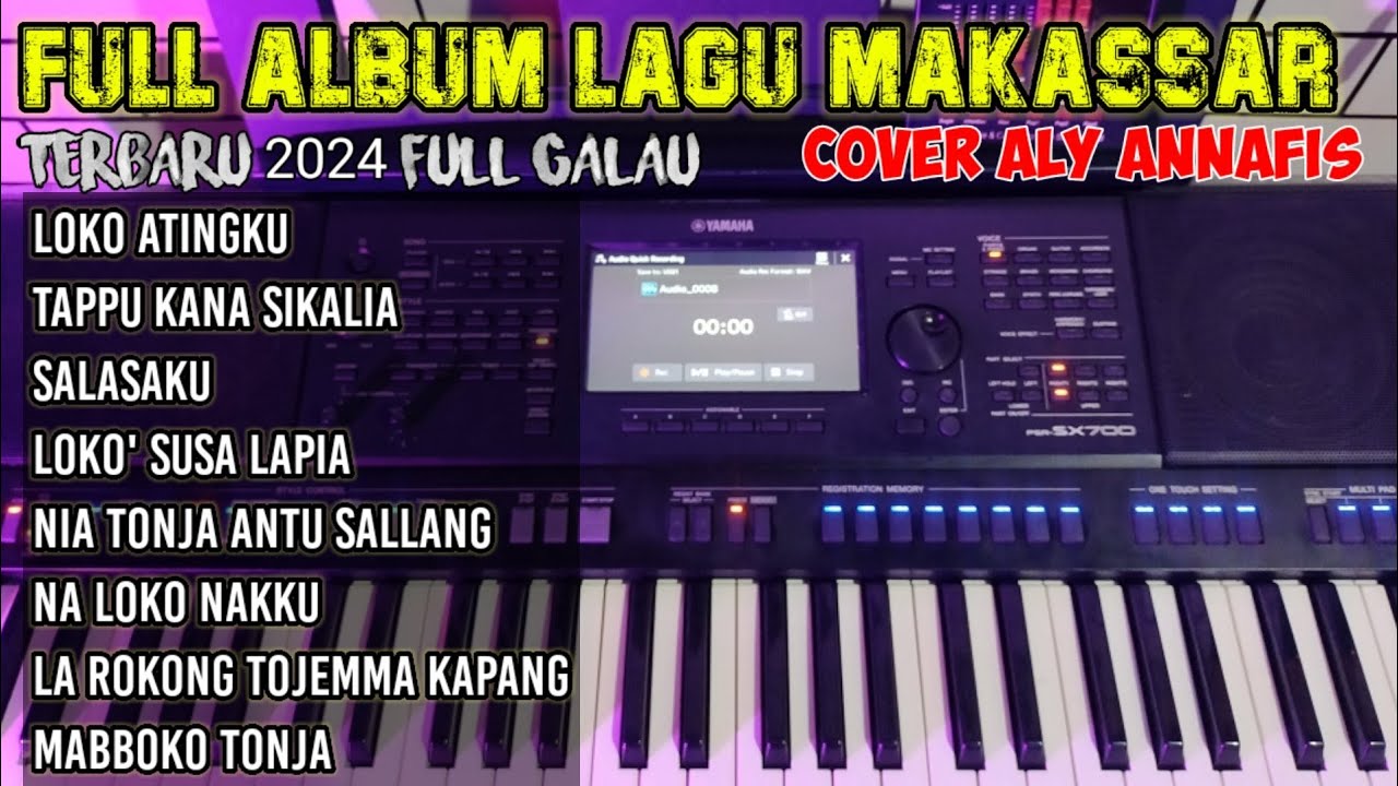 KOLEKSI LAGU MAKASSAR TERBAIK - FULL TEMAN GALAU ALY ANNAFIS COVER