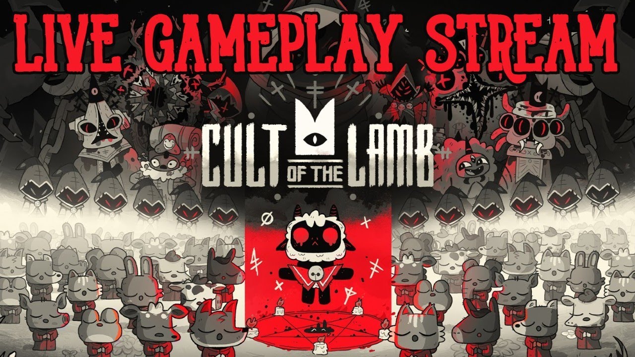 CULT OF THE LAMB LIVE GAMEPLAY!! COME CHAT AND LETS HIT 400 SUBS!!