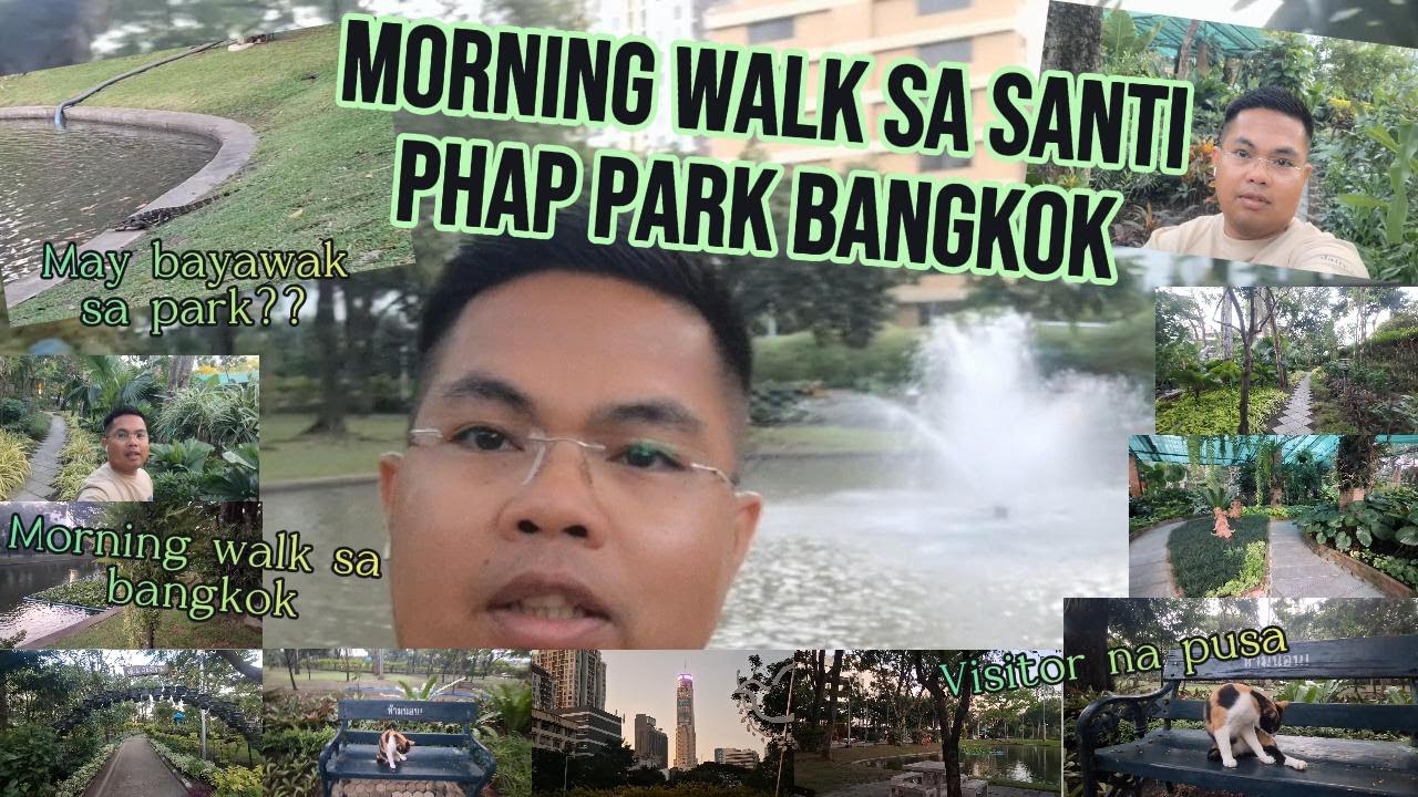 Morning Walk at Santiphap Park Bangkok #bangkok #santiphappark #travel #park #parkour #parks