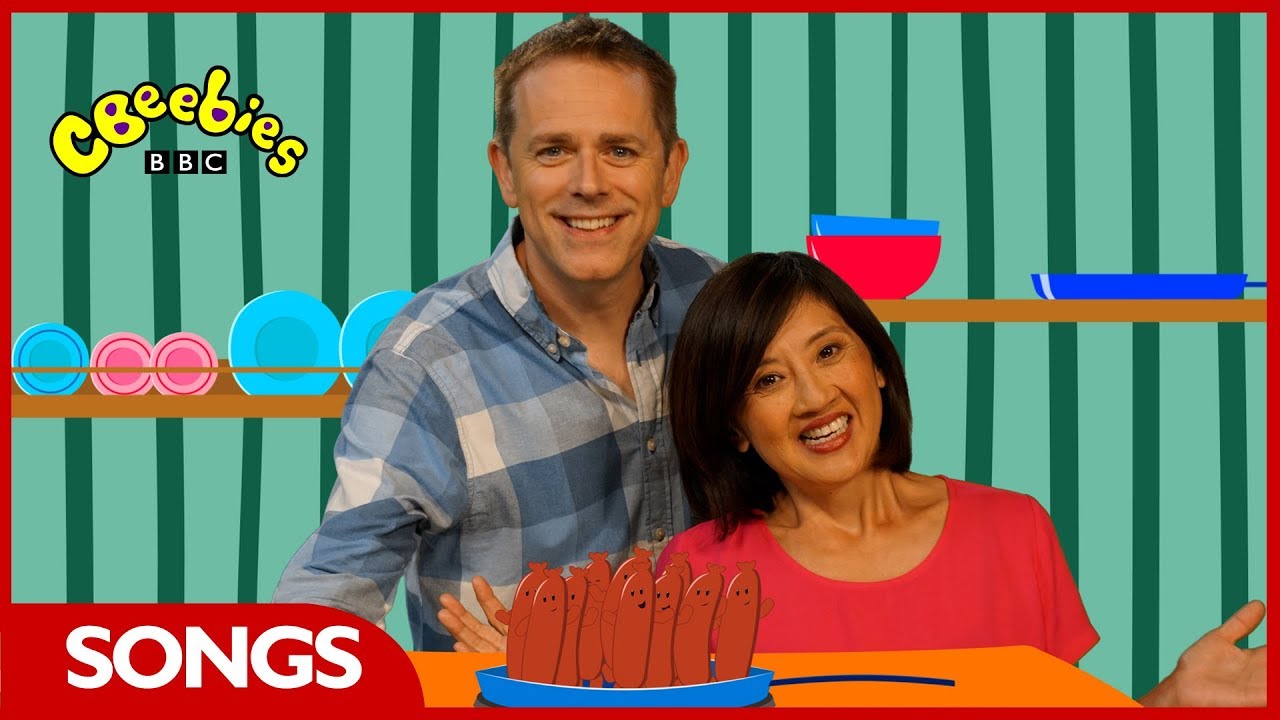 SING with CBeebies | Ten Fat Sausages with Chris and Pui