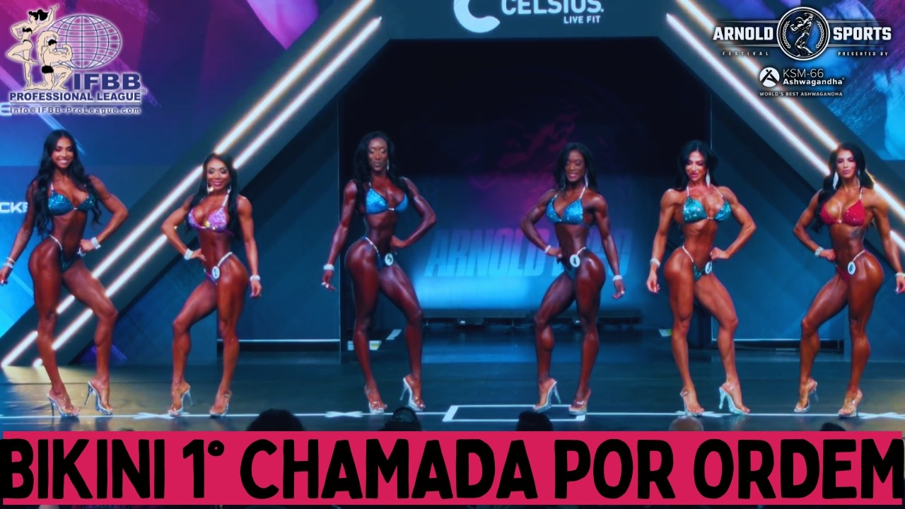 Arnold Sports Festival 2024 - Women's Bikini Prévias - Primeira Chamada por Ordem Numérica