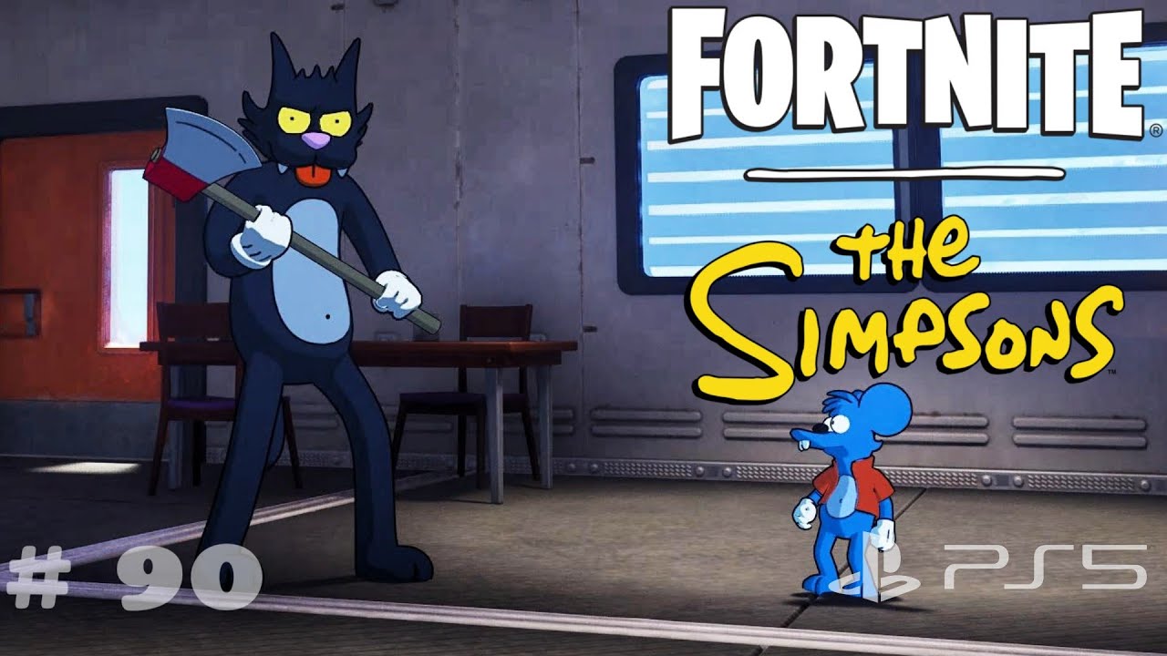 The Itchy & Scratchy skin  solo gameplay | Fortnite Battle Royale Zero Build 