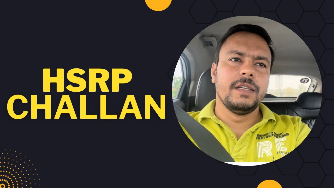 HSRP number plate ka hua challan || #highsecuritynumberplate #hsrp #challan @Sumitkambojofficial