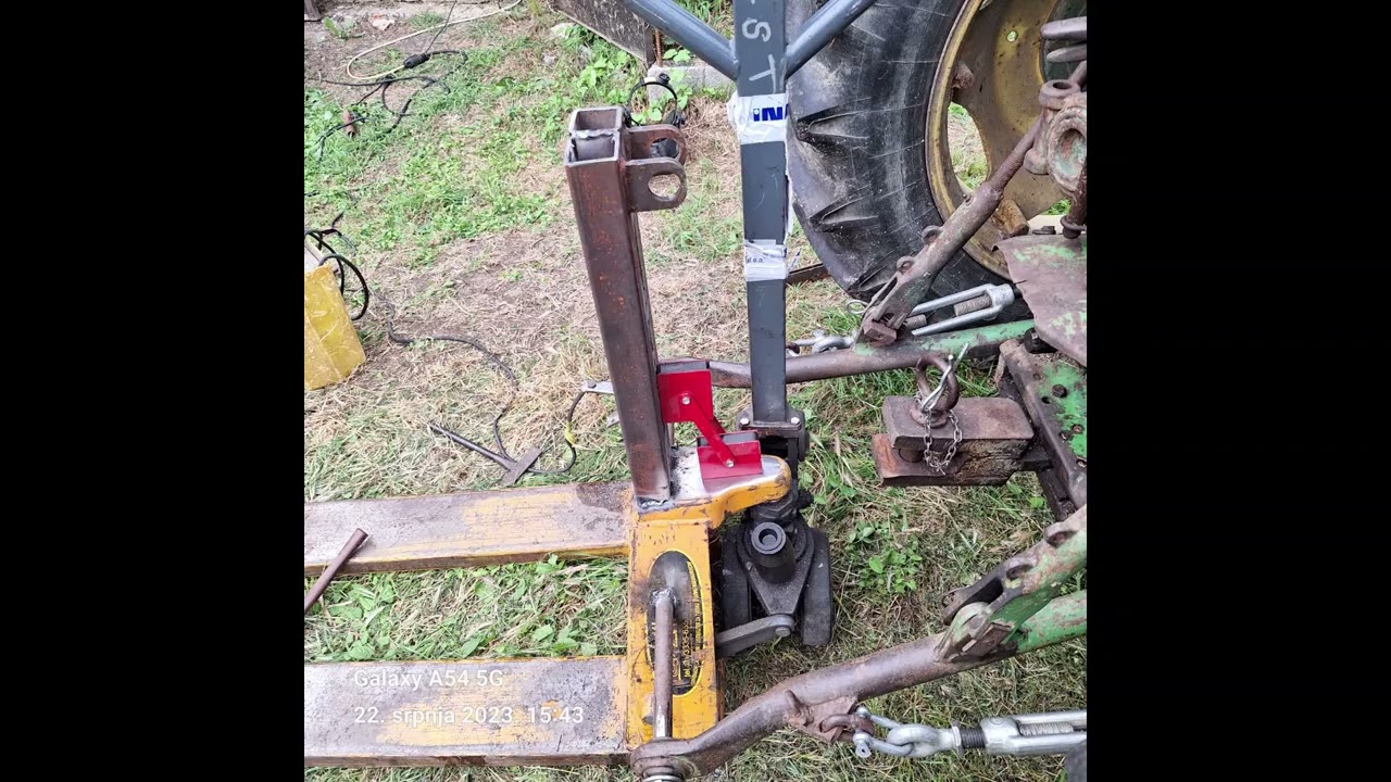 KAKO NAPRAVITI VILJU&Scaron;KAR ZA TRAKTOR HOW TO MAKE A FORKLIFT FOR A TRACTOR