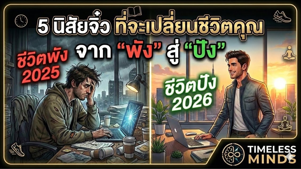 5 นิสัยจิ๋วที่จะเปลี่ยนชีวิตคุณ จากพังสู่ปัง #podcast 