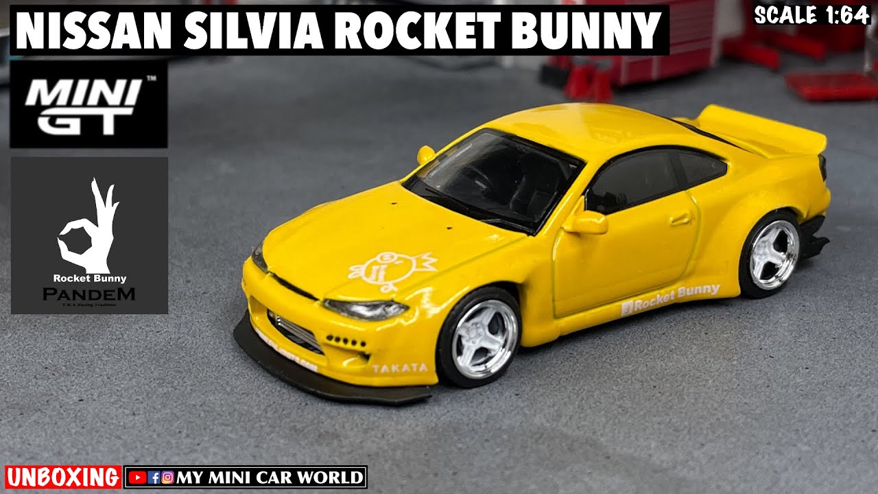 『MY MINI CAR WORLD』UNBOXING MINI GT 1/64 NISSAN SILVIA ROCKET BUNNY