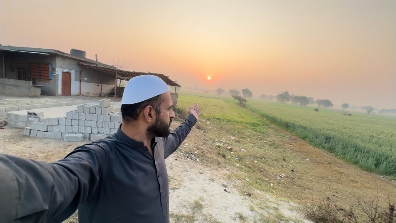 Village Morning Walk After FAjr Stunning Sunrise On First Roza 