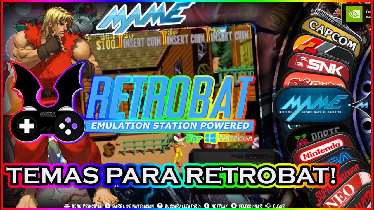 🔥 Los Mejores Temas RetroBat 2025 en un Solo Pack