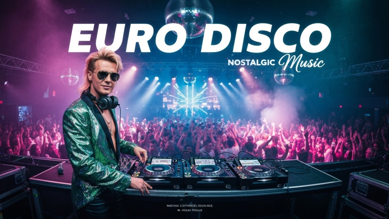 Retro Euro Disco Neon Night Energy 1980s | Nonstop Party Waves for Dance Souls ⚡ 114