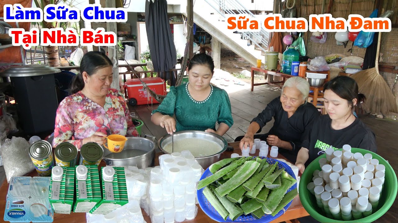 Trở Về Miền Tây Cô Ba Gửi Mớ NHA ĐAM | LÀM SỮA CHUA NHA ĐAM NGUYÊN CHẤT | Bán Bà Con/ #NSĐQ
