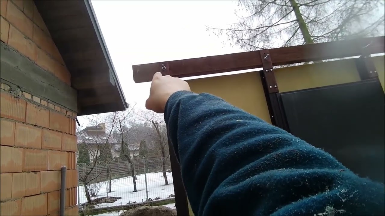 Magazynek narzędziowy cz. 2 - montaż belek