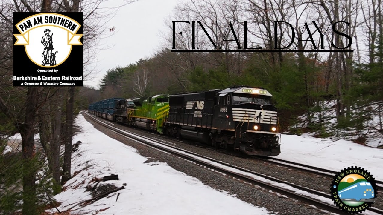 The Final Days of Single Stack Container Trains over the B&M