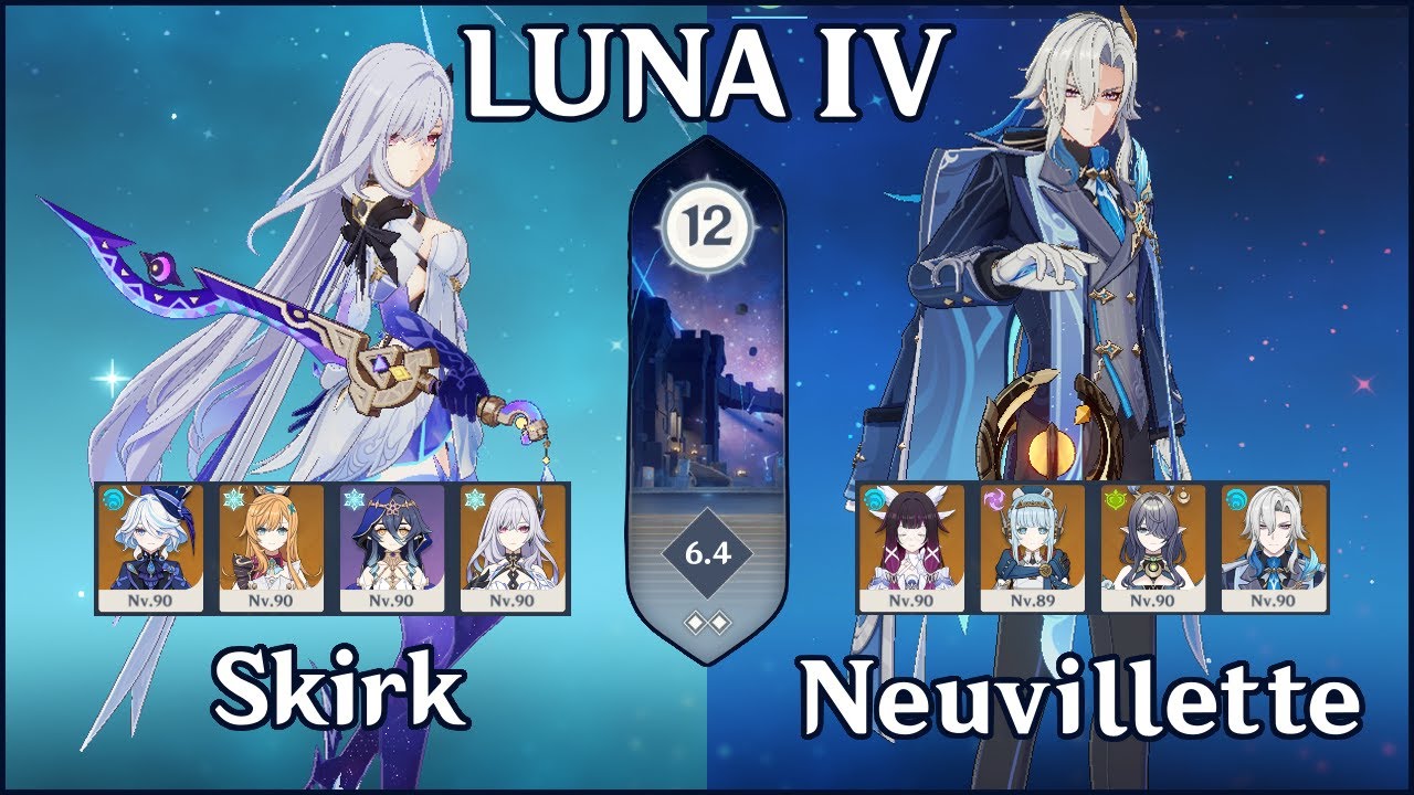 C0 Skirk - C1 Neuvillette | Spiral Abyss 6.3 - Luna IV | Genshin Impact