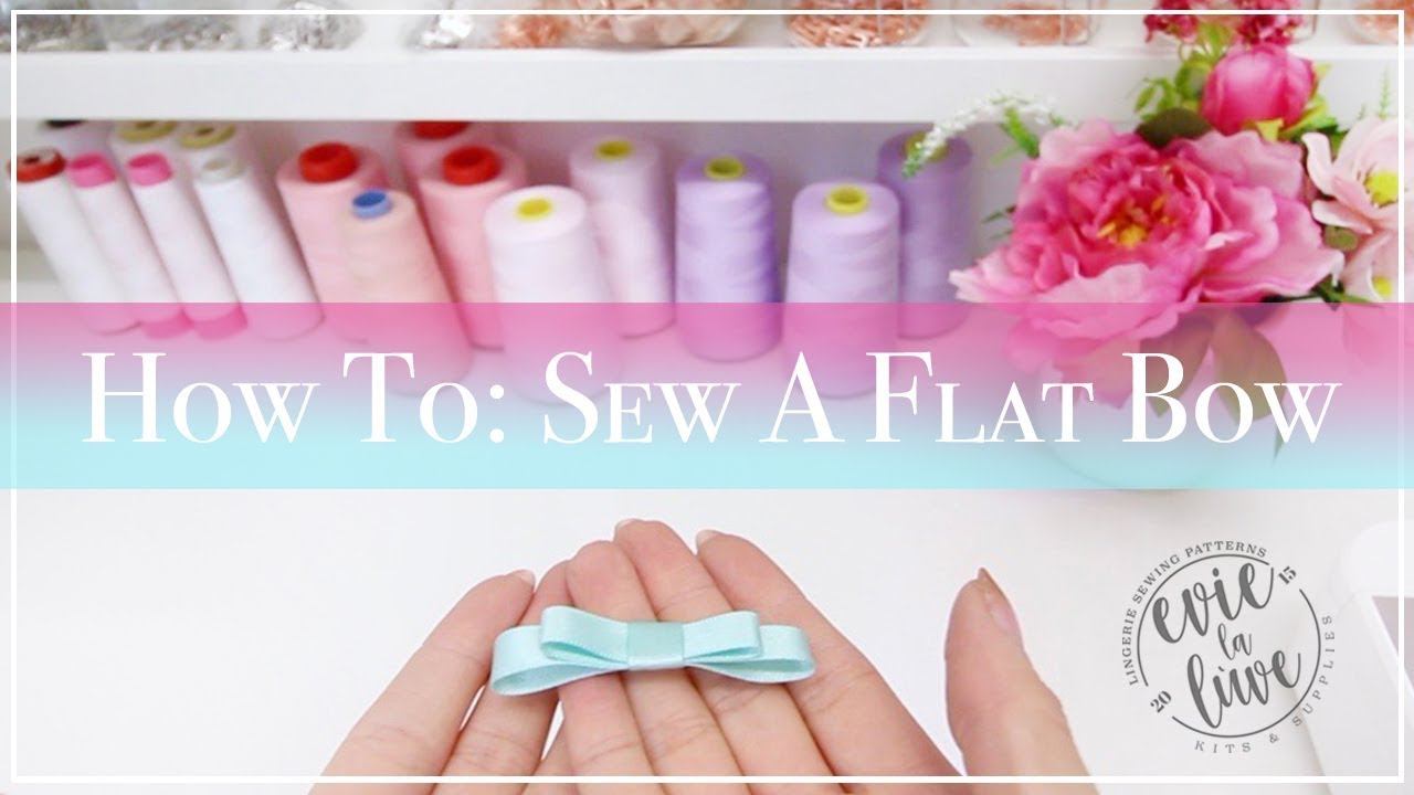 How To: Sew A Flat Bow