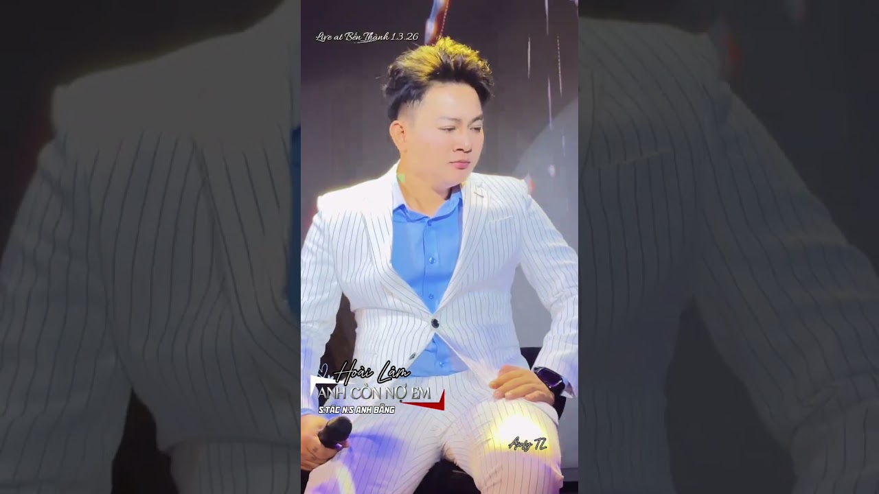 Full ANH CÒN NỢ EM -HOÀI LÂM LIVE AT BẾN THÀNH 01.03.26--#anhconnoem #hoailam #live 
