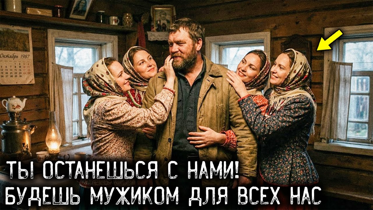 Грибник Заблудился в Степи и Нашёл ХУТОР с 4 СЁСТРАМИ-КАЗАЧКАМИ. Они Предложили Ему... Он ОБОМЛЕЛ!