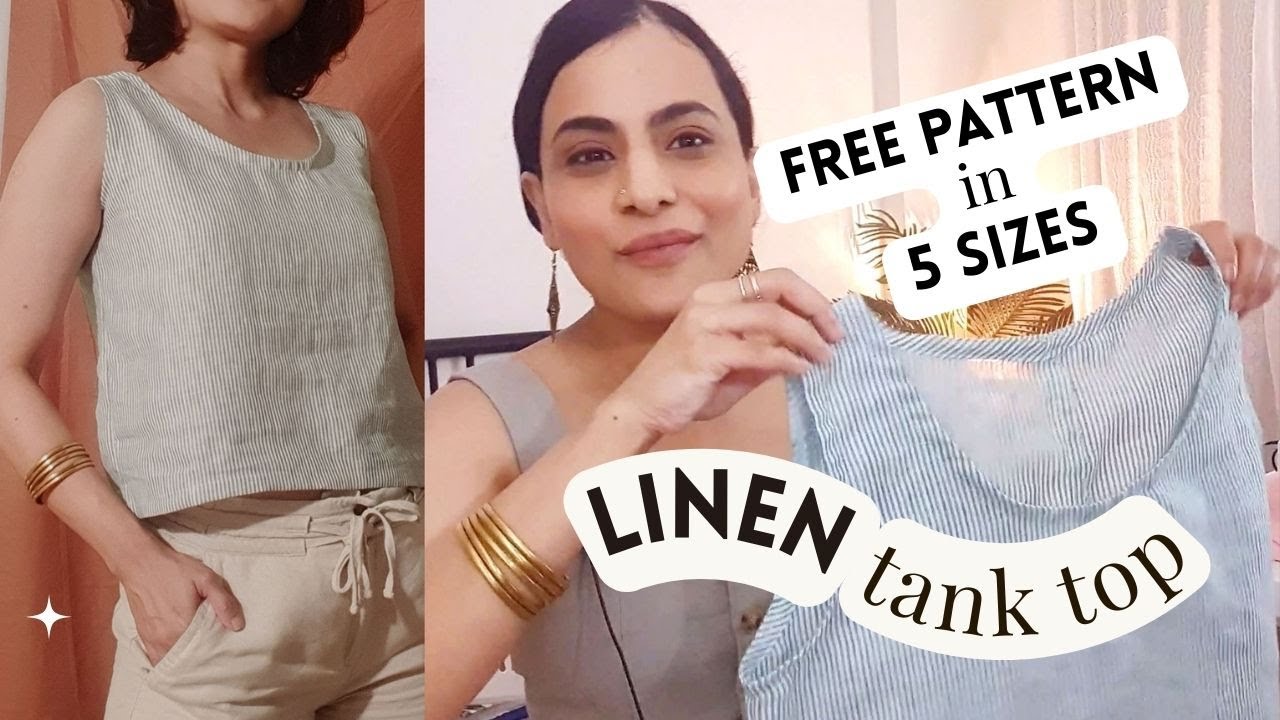 How to Sew a Minimalist Linen Top, DIY Fashion Tutorial for Beginners