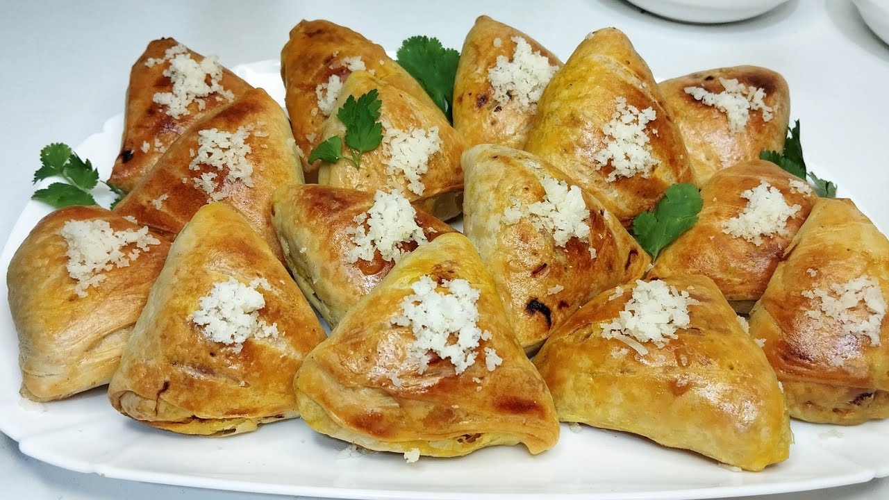 بريوات مالحين لشهر رمضان بلا ورقة | بحشوة لذيذة وناجحة 100%
