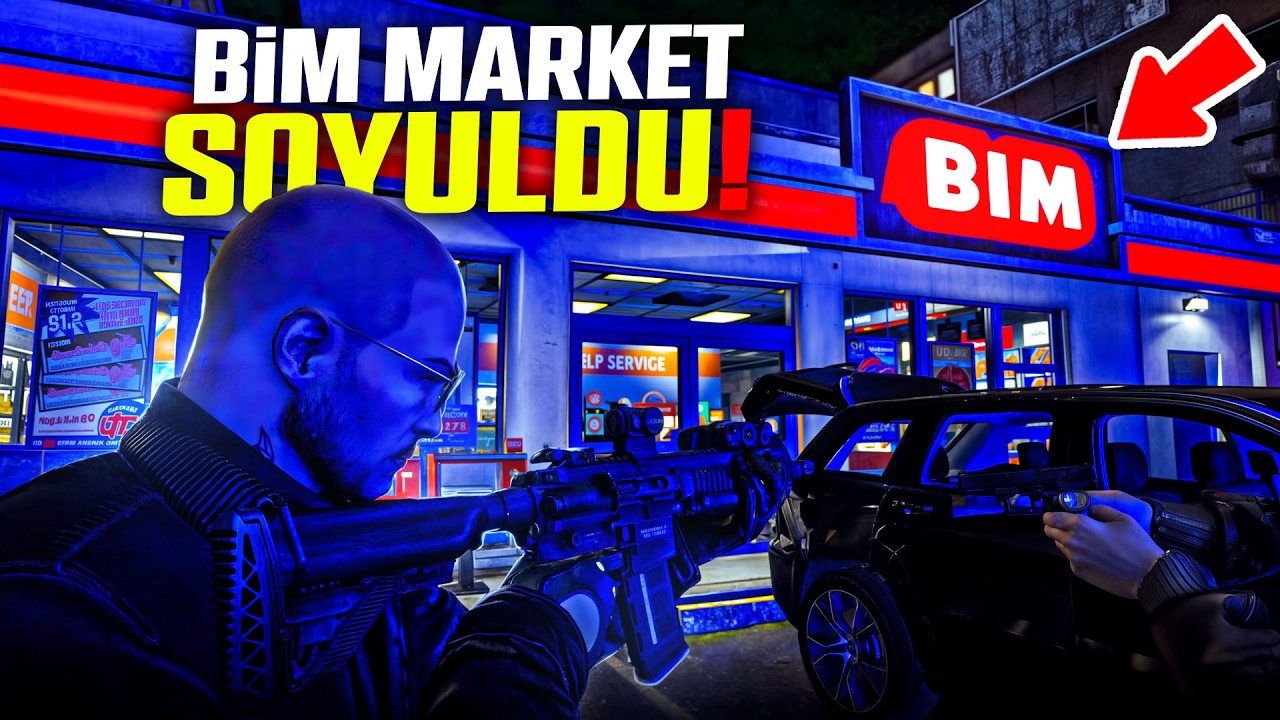 GTA 5 HAYDAR İLE POLİSİYE !! BİM MARKET SOYULDU !!! #103
