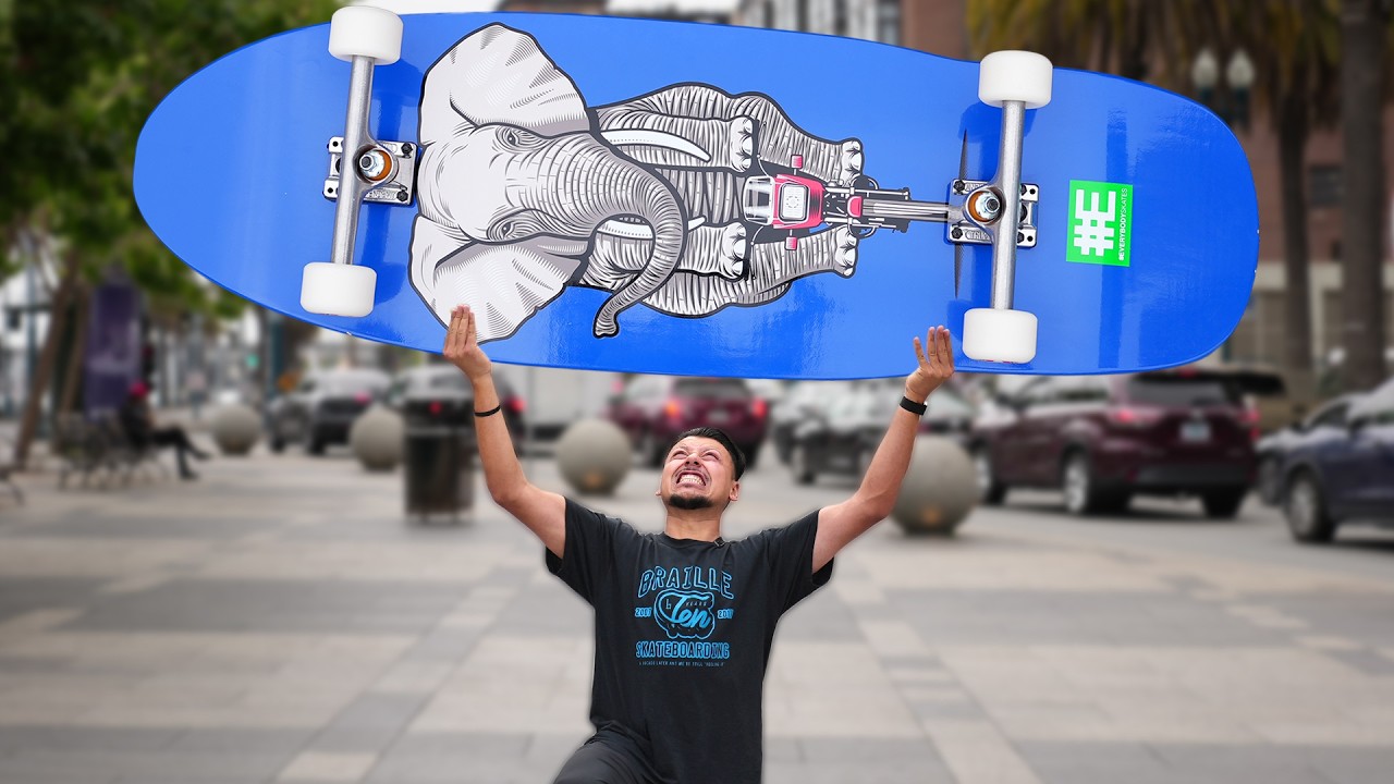 Worlds largest skateboard!? #everybodyskates