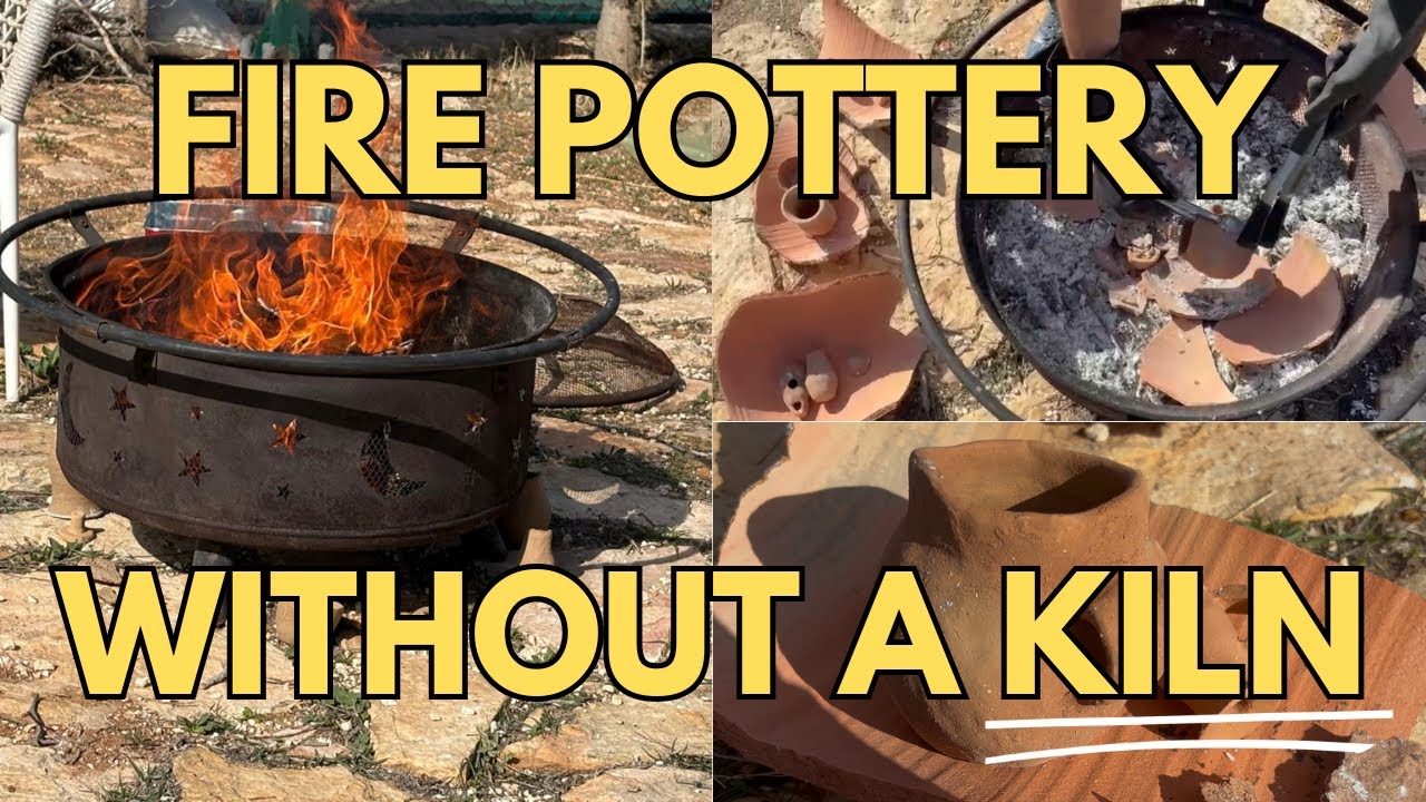 Firing Pottery in an Outdoor Fire Pit
