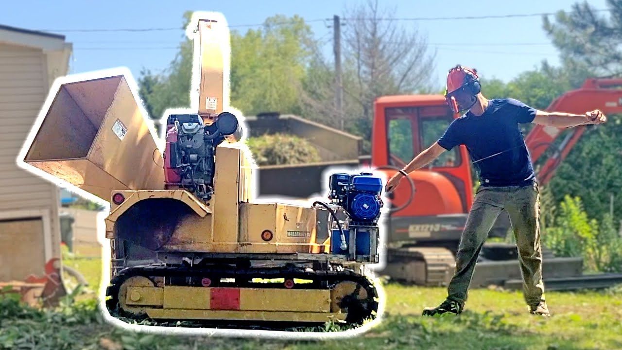 Building Tracked Wood Chipper for $4500